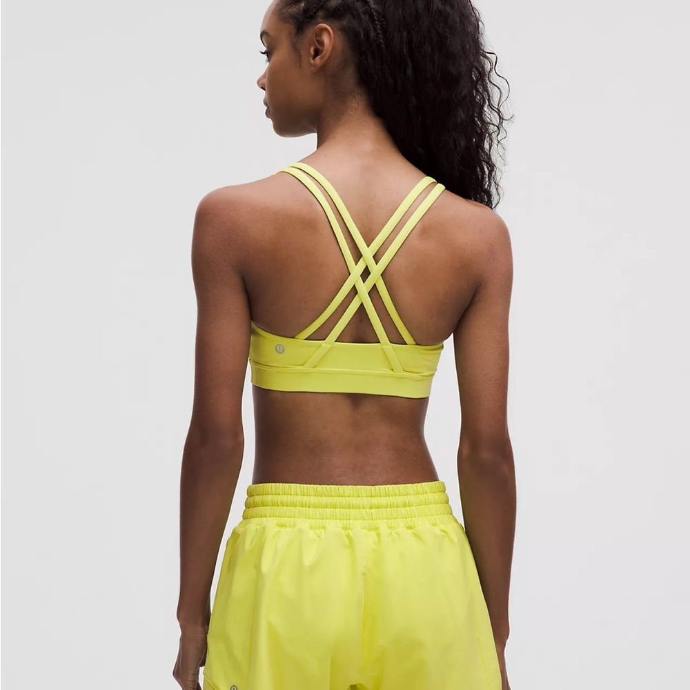Lululemon Energy Bra – Women’s Size 4 – Neon Yellow - Picture 2 of 4